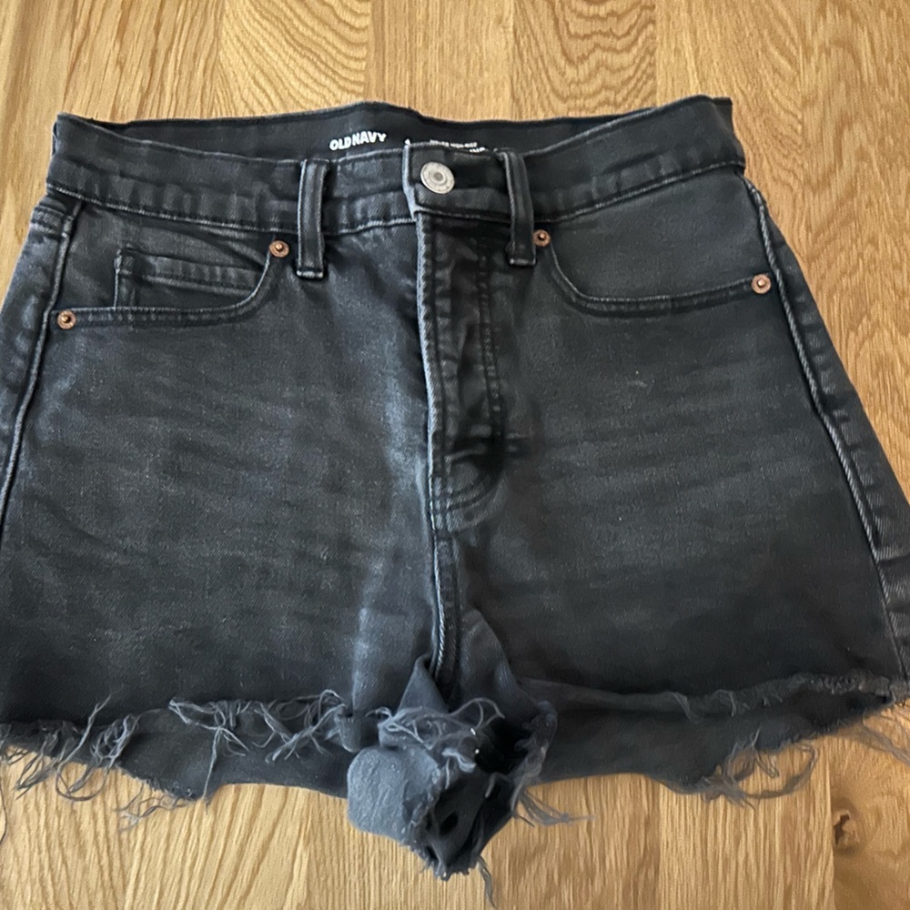 Old Navy Sky-Hi A-Line Jean Shorts